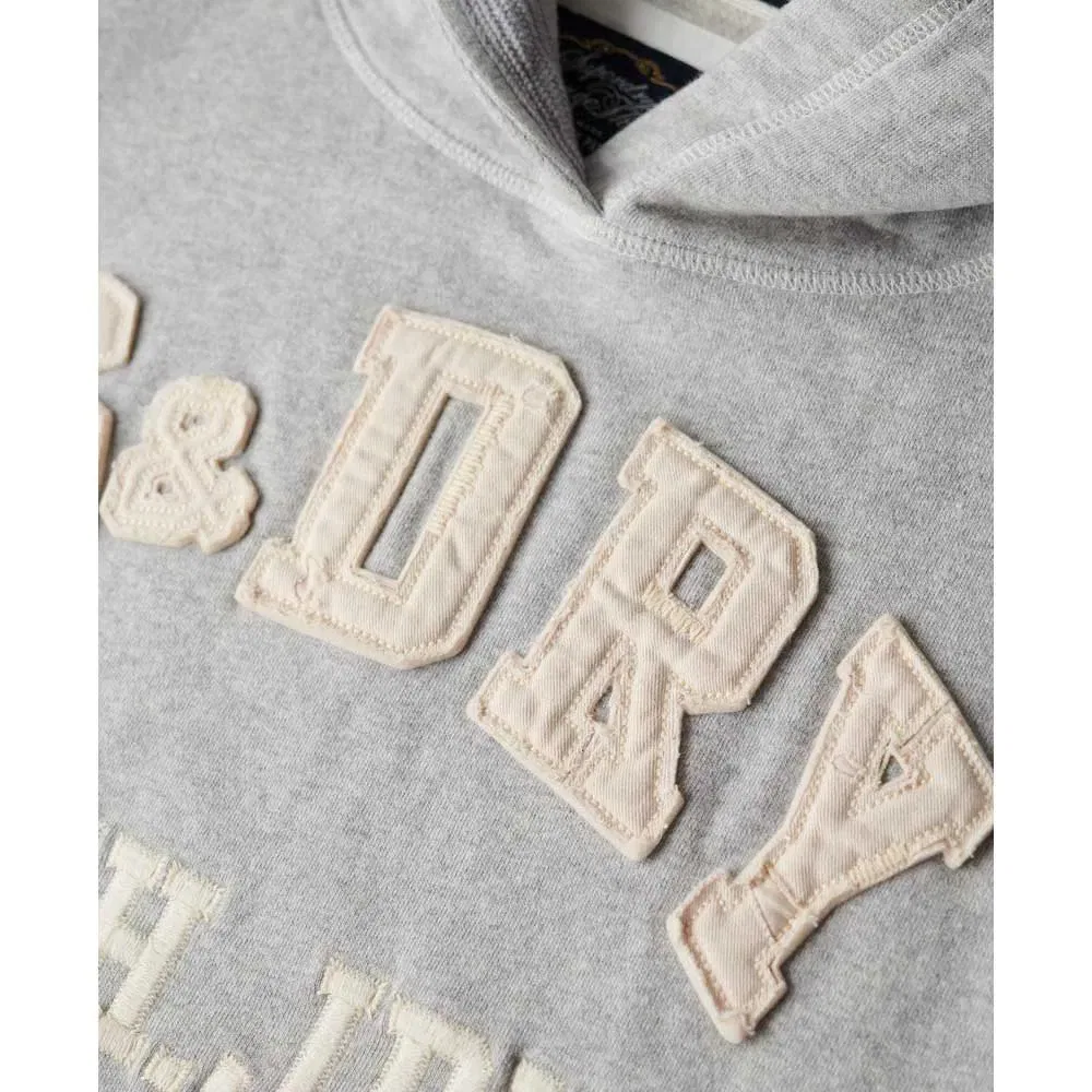Худи Athletic Appliq Superdry, серый — фото 2