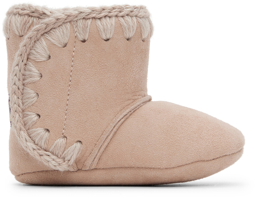 

Замшевые детские ходунки на липучке Baby Pink Mou