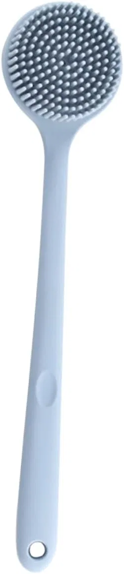 Щетка для душа силиконовая Alipis, 2 шт, 38x8 см, Blue — фото 3