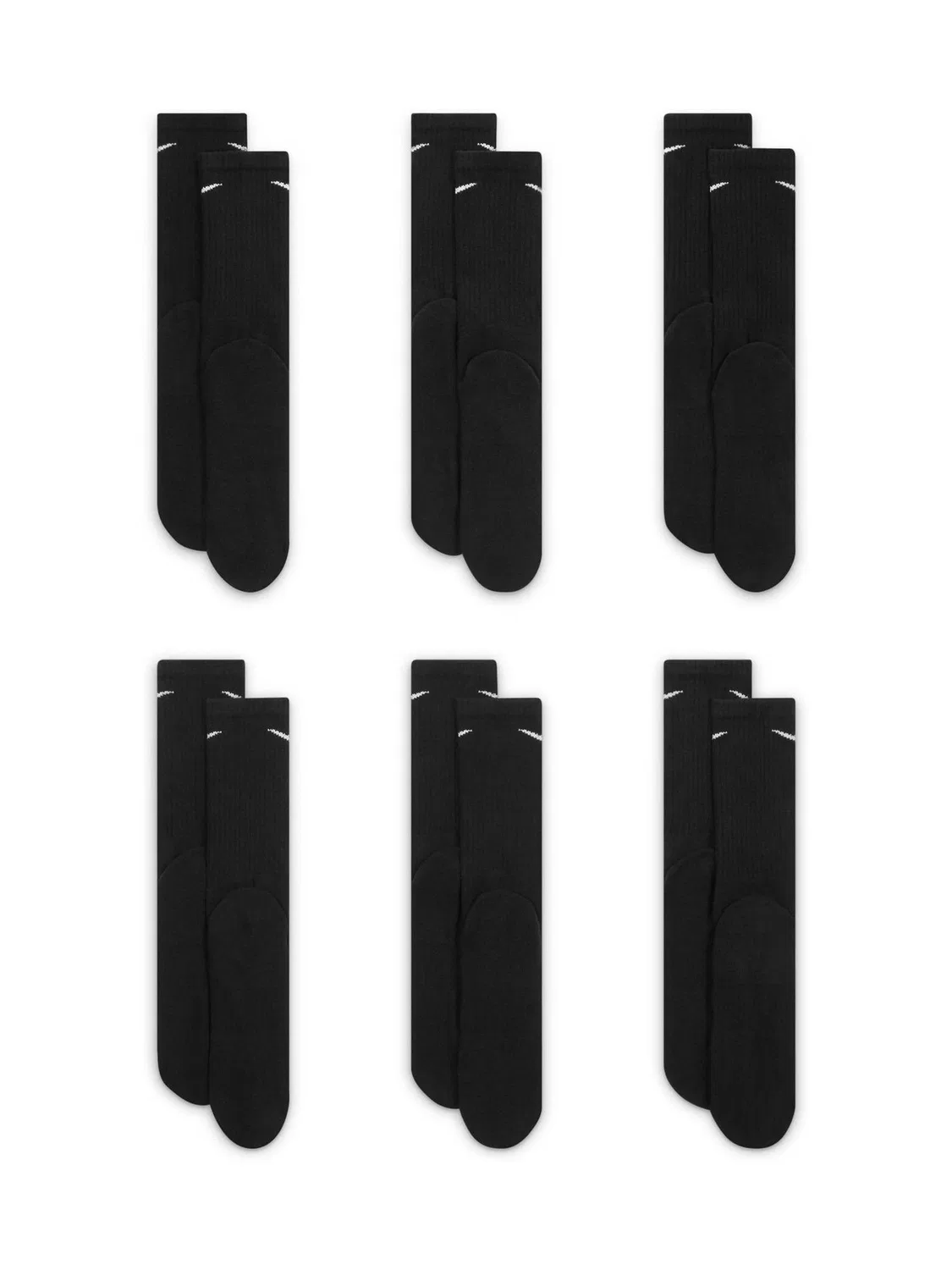 Носки Nike Everyday Cushioned, черные — фото 3
