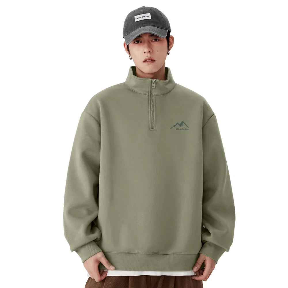 Детский свитшот с начесом MINISO, Heather Gray — фото 4