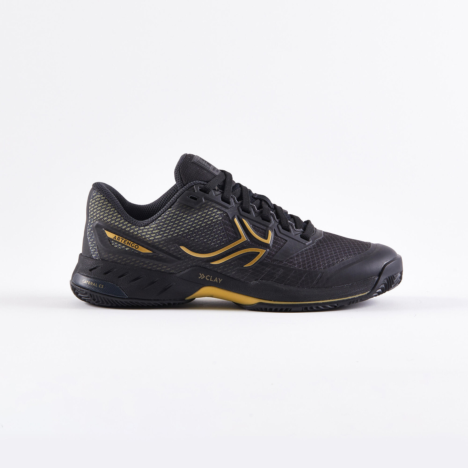 

Женские теннисные туфли - TS990 Clay Black ARTENGO, черный/угольно-серый