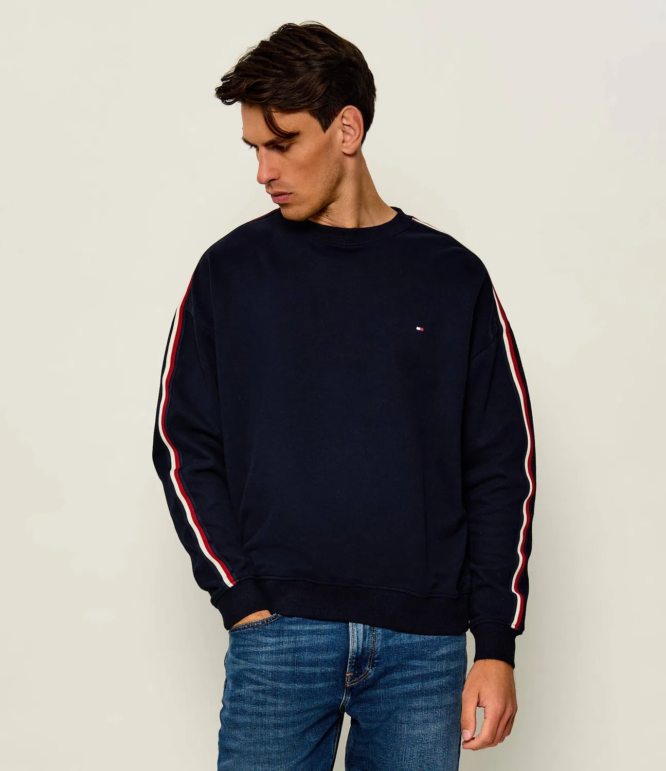 Толстовка Relaxed Fit Tommy Hilfiger, темно-синий