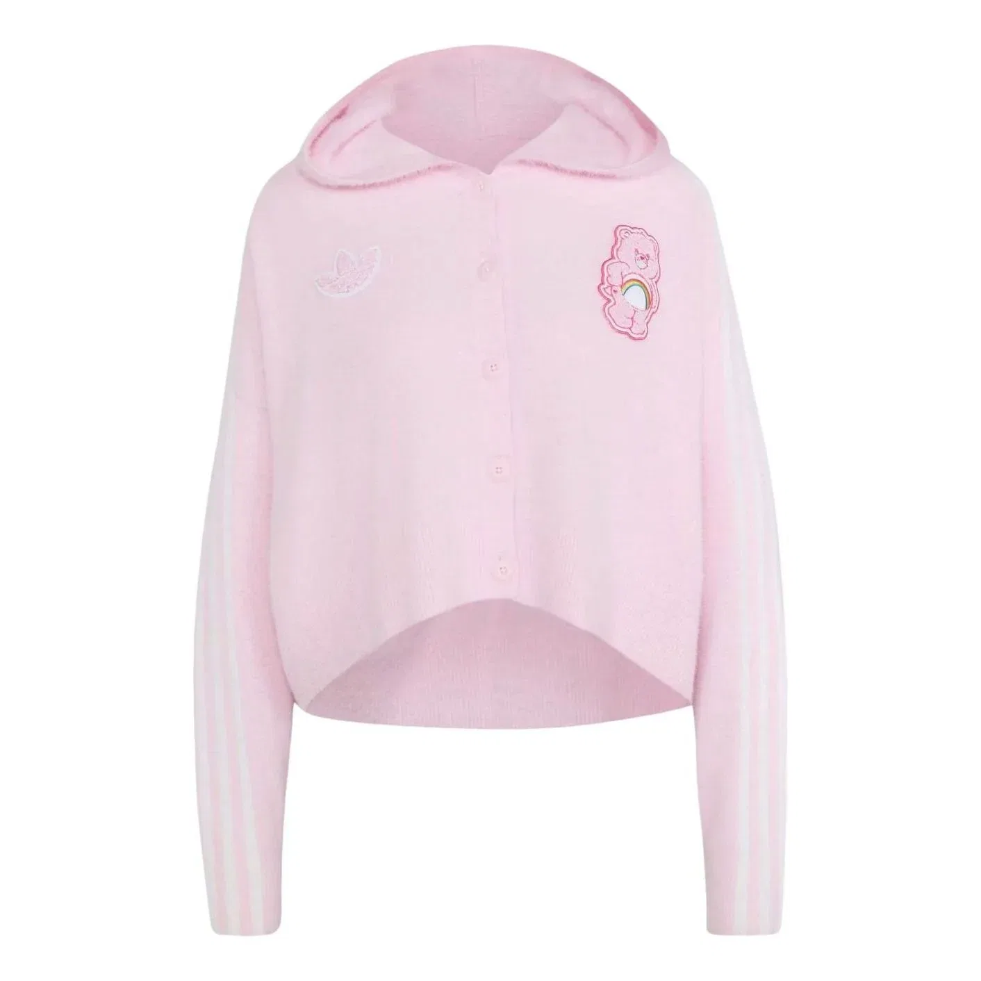 Женская куртка Care Bears Baby Hooded Cardigan Asia Sizing 'Clear Pink' adidas, Clear Pink