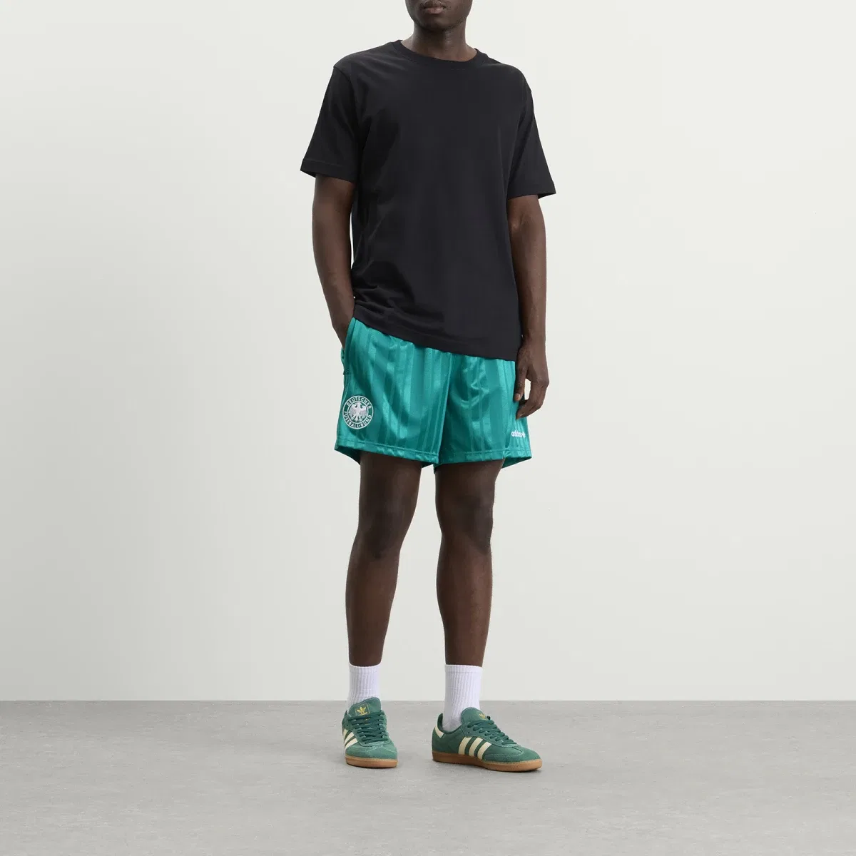 Шорты с принтом DFB EQT Adidas, Equipment Green — фото 4