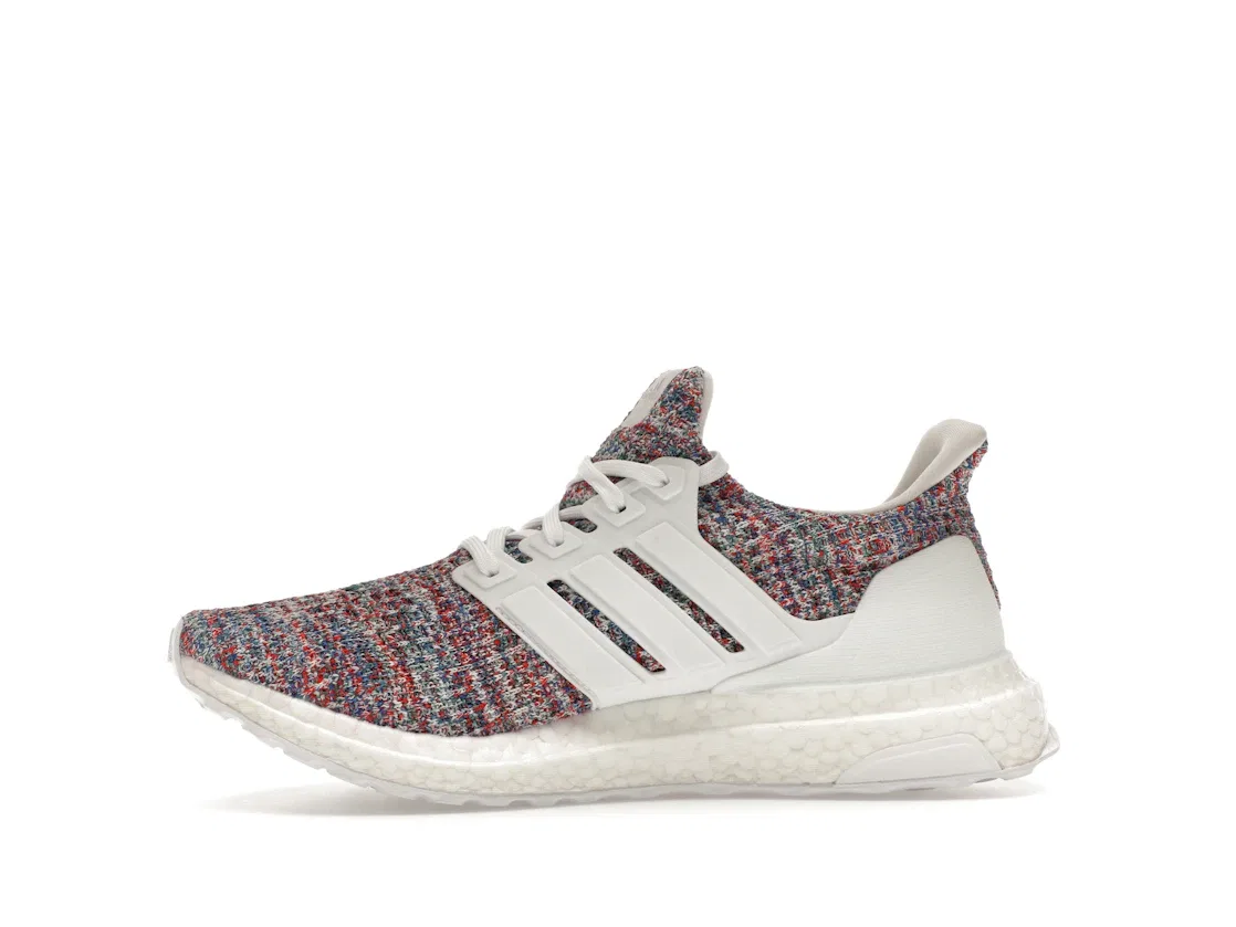 Детские кроссовки для мальчиков с технологией Boost Adidas Ultra Boost, Cloud White/Collegiate Navy — фото 3