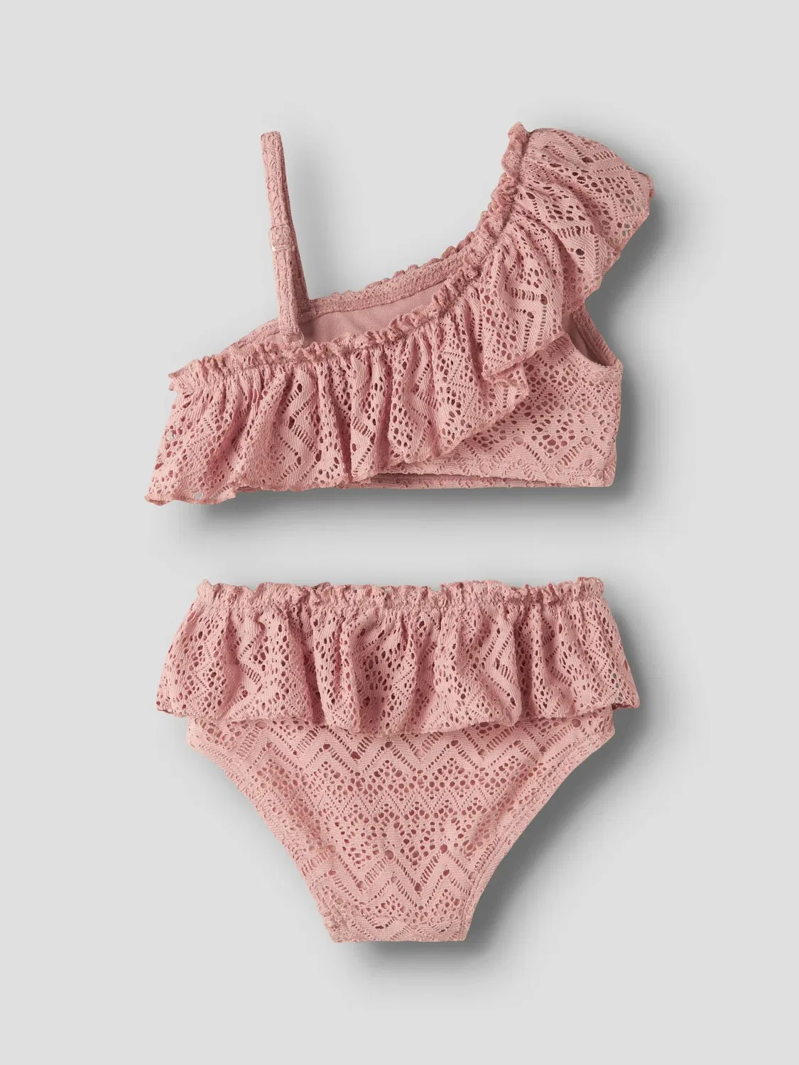 Плавки бикини на одно плечо Misty Rose Name It, розовый — фото 2