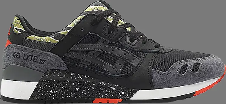 

Кроссовки gel lyte 3 'black camo' Asics, черный