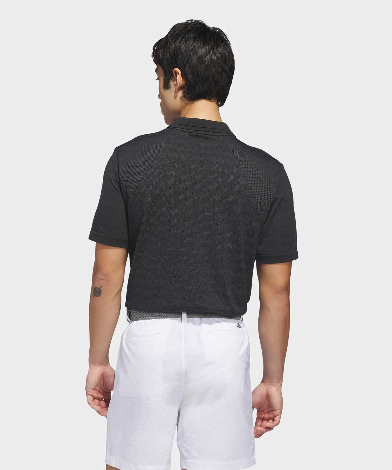 Мужская поло с длинным рукавомбез швов Ultimate 365 Tour Seamless Adidas, Black — фото 2