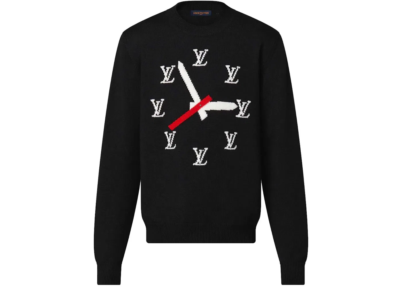 Мужской свитшот Instarsia Louis Vuitton, Black
