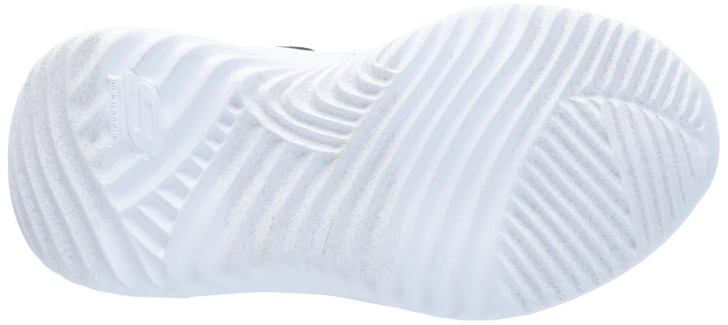 Детские кроссовки для мальчиков с технологией Slip-in Bounder - Brisk-burst Skechers, Black Blue Lime — фото 4