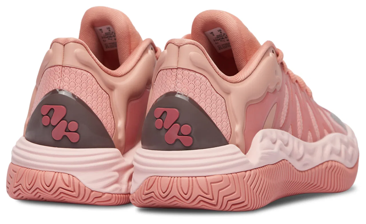 Кроссовки для мальчиков Hali 1 PUMA, цвет Poppy Pink/Rose Dust — фото 3