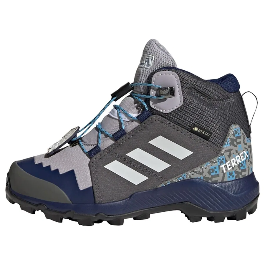 Ботинки ADIDAS TERREX 'Minecraft' серого и серебристо-серого цвета