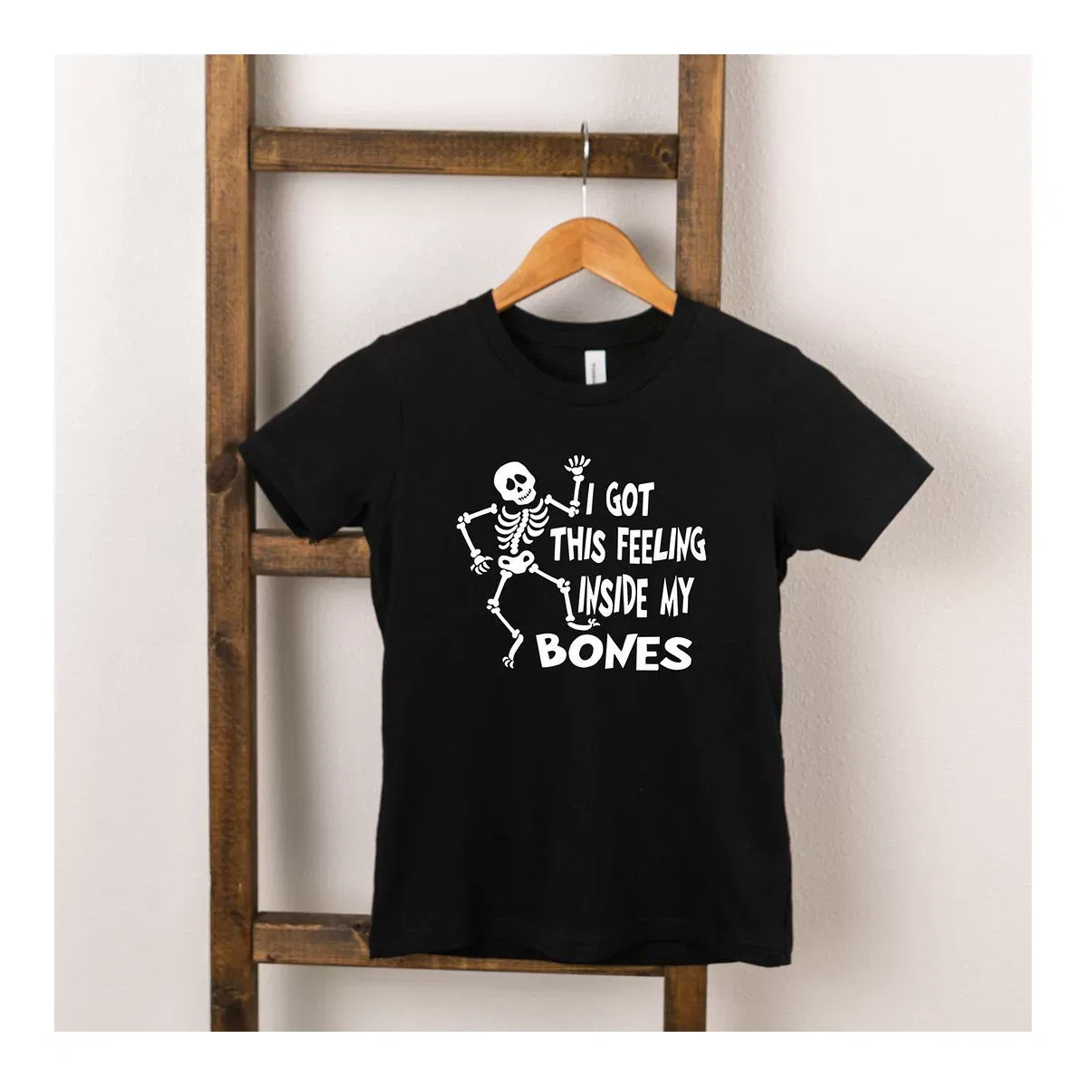 Детская футболка с принтом I Got This Feeling Skeleton The Juniper Shop, Black