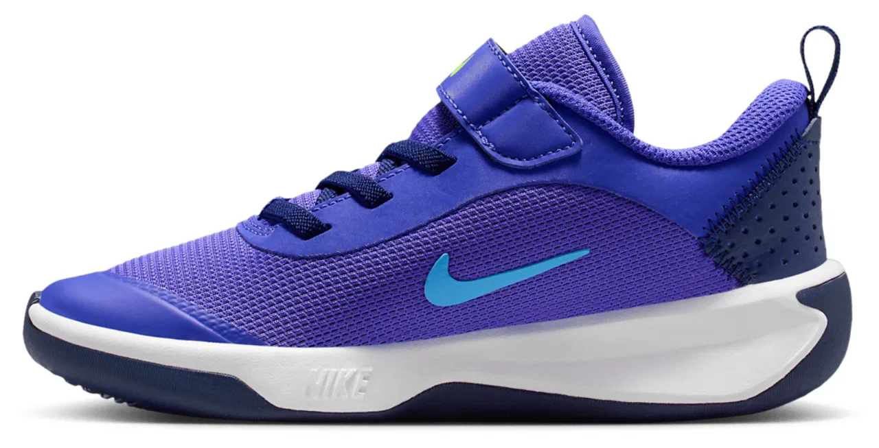 Кроссовки для мальчиков Omni Nike, цвет Persian Violet/Univ Blue/Blue Void — фото 2