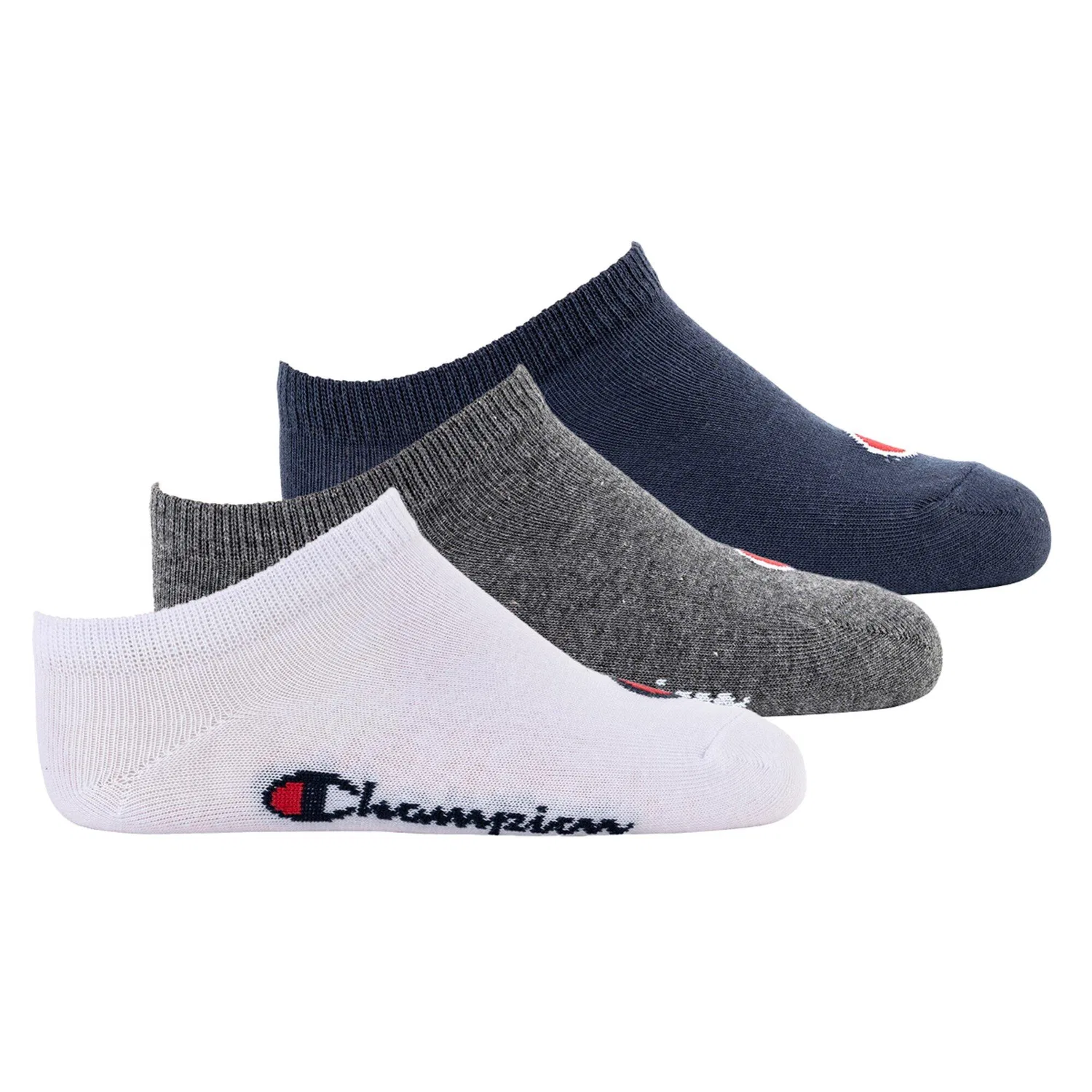 Детские носки-слипоны Unisex 3er Pack Champion, Bunt Minzblau