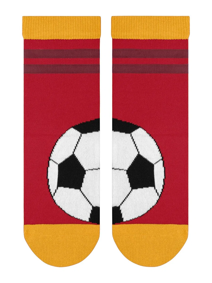 Носки FALKE 'Active Soccer' красного цвета — фото 2