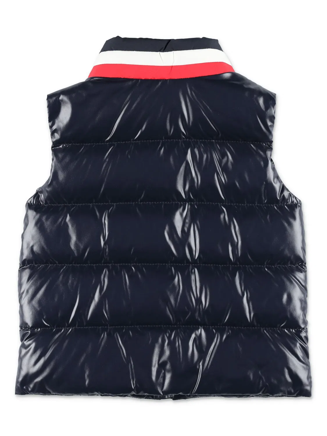 Жилет с эмблемой на грудном кармане MONCLER GENIUS, синий — фото 2