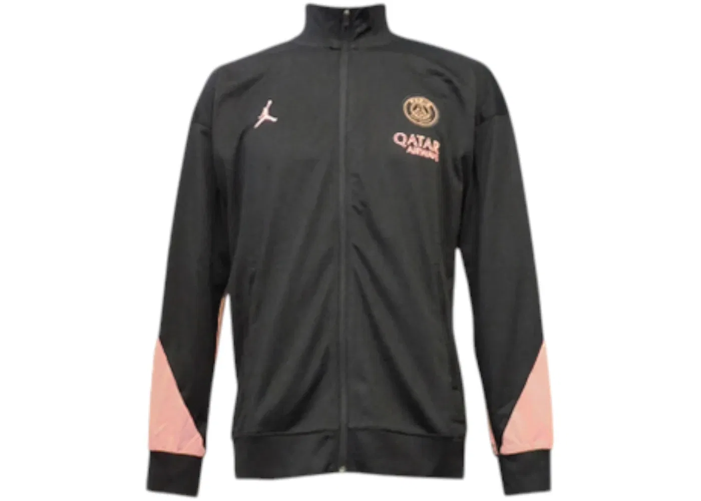 Мужская футбольная джерси Nike Jordan PSG Strike 2024/25 Jersey, Black/Rust Pink/Rust Pink