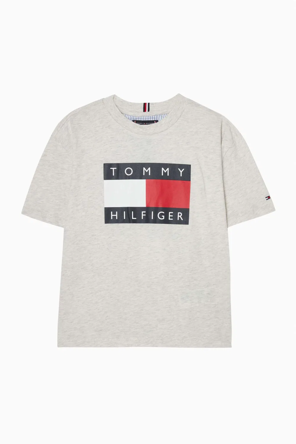 Футболка с принтом Heritage Logo Tommy Hilfiger, серый