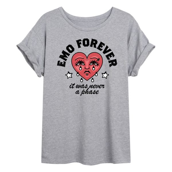

Оверсайз футболка Emo Forever для подростков Licensed Character, серый