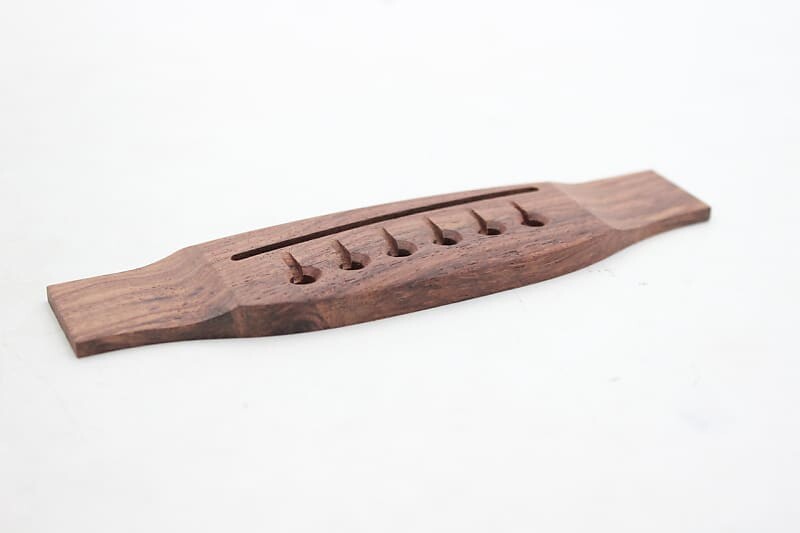 

Аутентичный бридж для акустической гитары Martin NOS Rosewood OEM LX #5 E225 Authentic OEM Martin NOS Guitar Bridge LX #5 E225