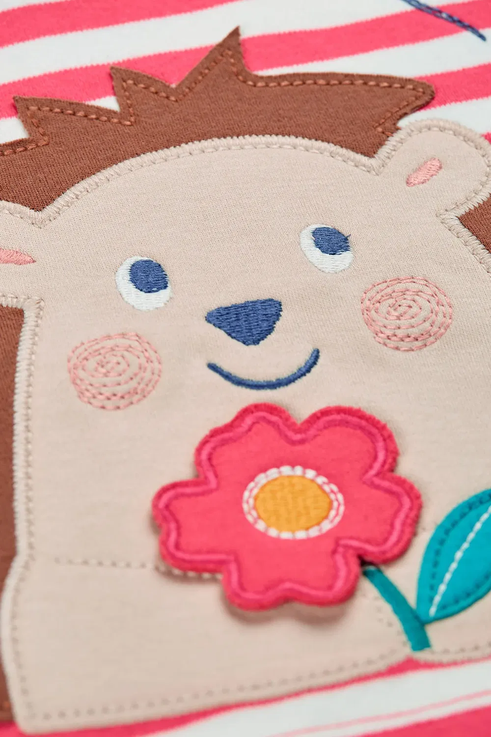 Детская футболка Easy on Frugi, Pink — фото 4