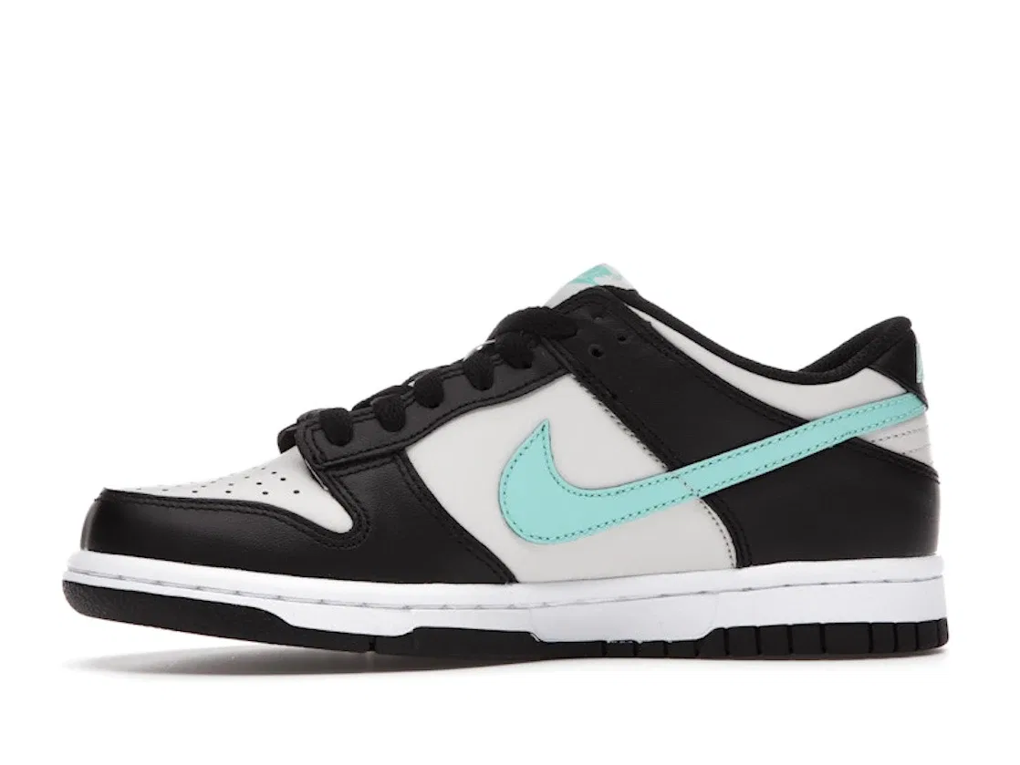 Детские кроссовки Lifestyle с принтом Nike Dunk Low Nike, Light Bone/Black-White-Tropical Twist — фото 3