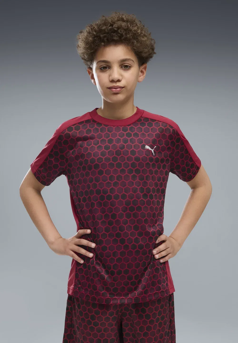 Футболка с принтом «Train all day essentials bedrucktes t-shirt» Puma, Garnet Glow — фото 2