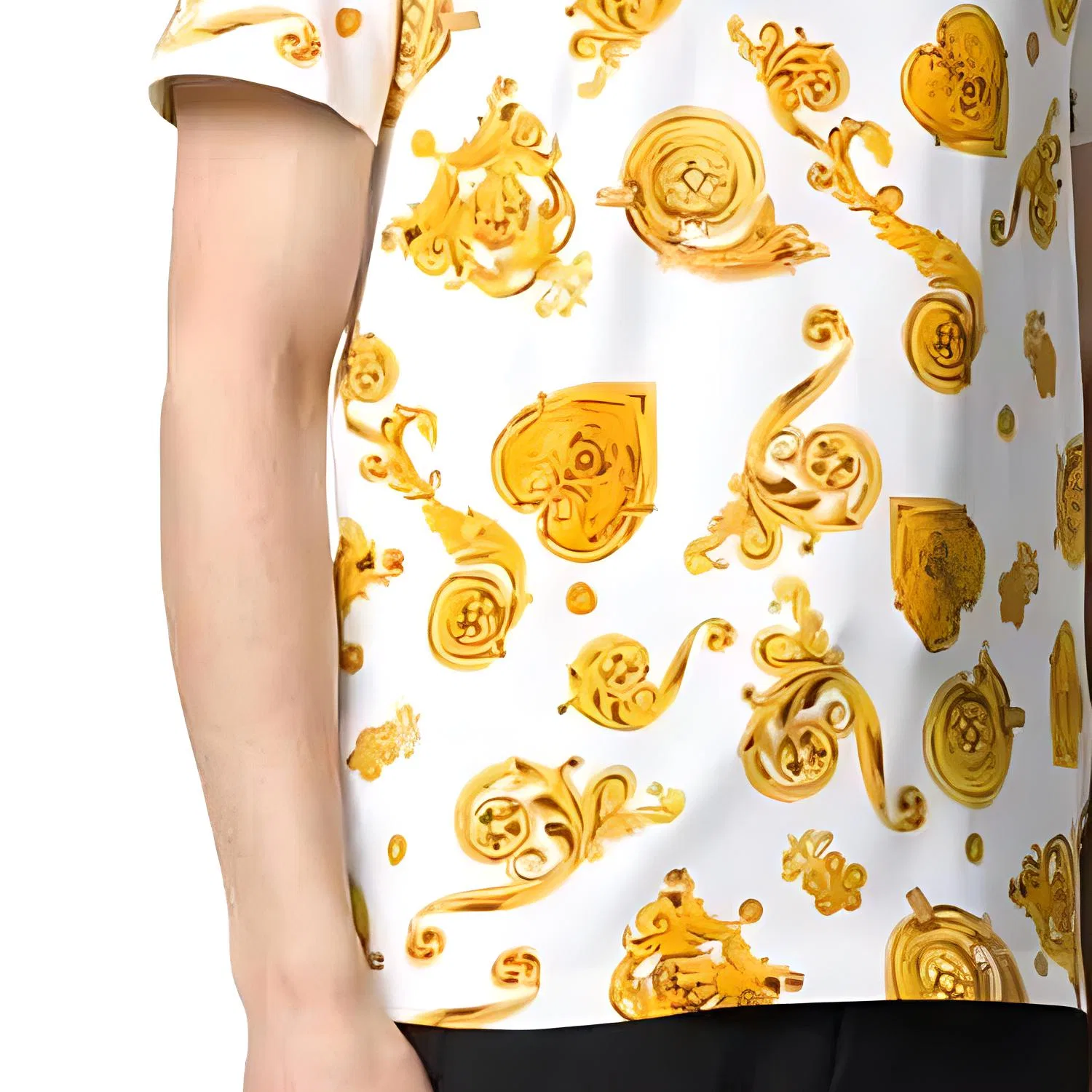 Мужская футболка Multicolor VERSACE, Multicolor — фото 3
