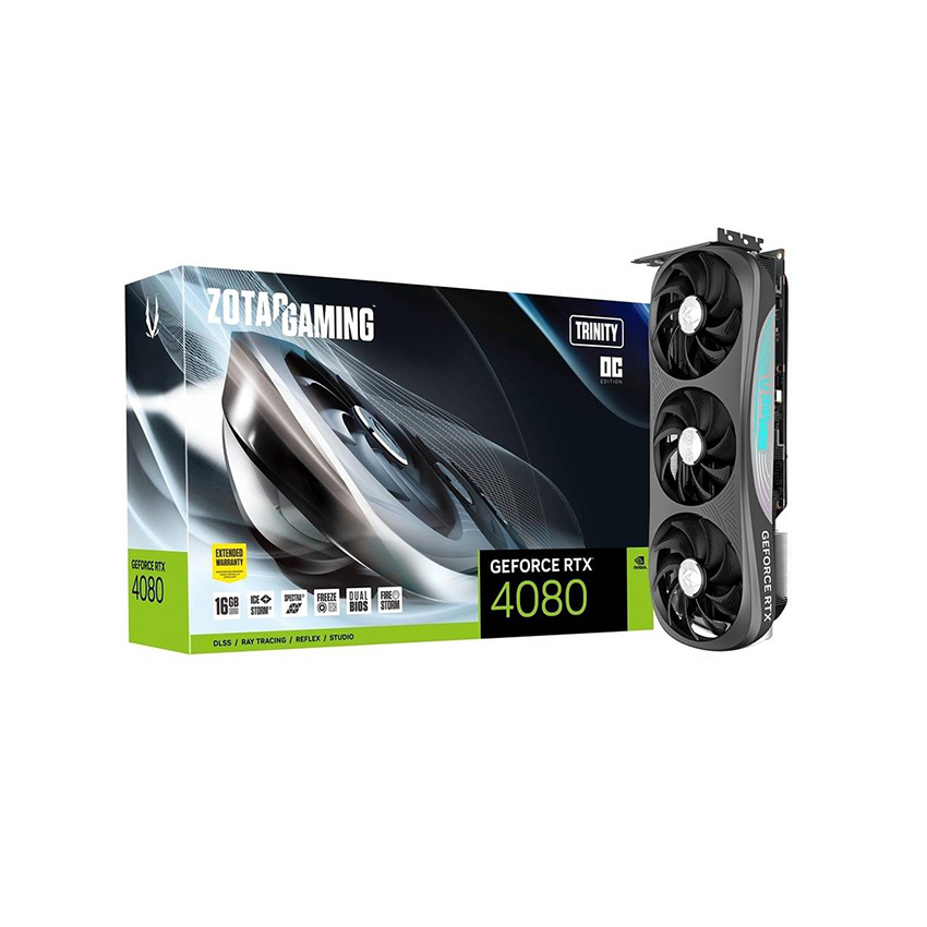 Видеокарта ZOTAC GAMING GeForce RTX 4080 Trinity, 16 ГБ - фото