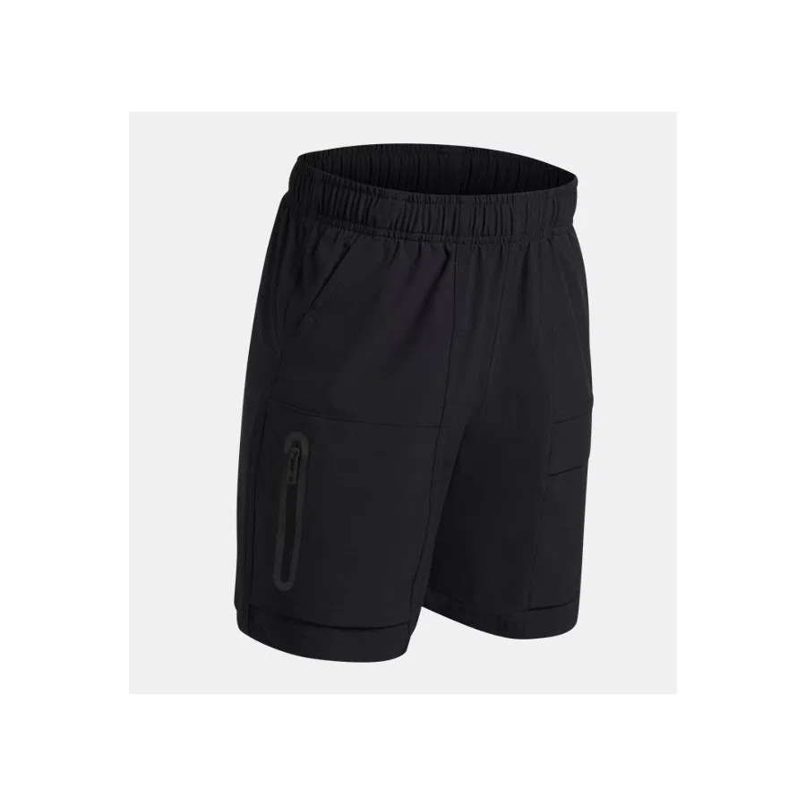 Шорты спортивные с принтом UA Unstoppable Woven Under Armour, Норковый — фото 3