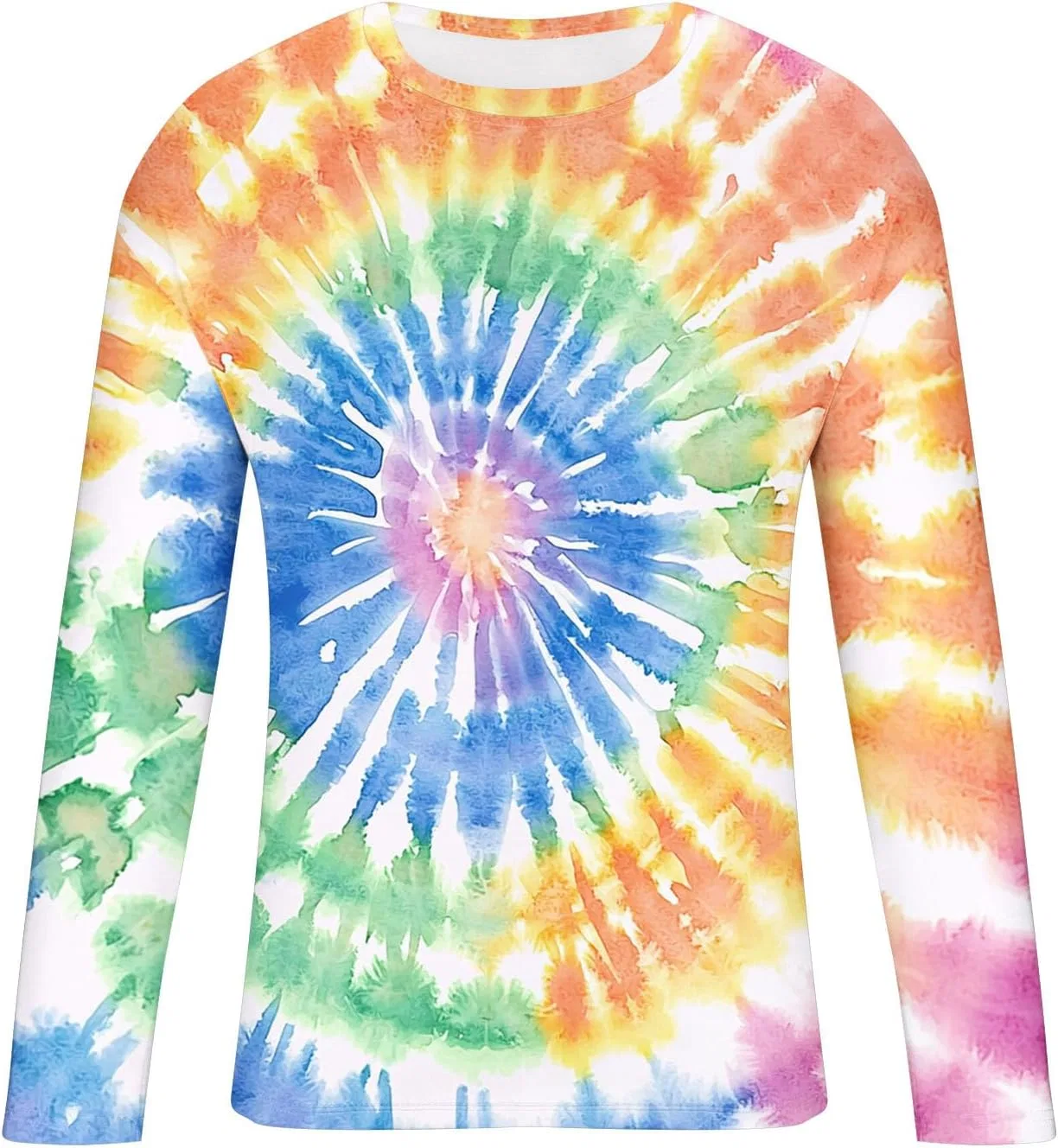 Мужская футболка с градиентным рисунком Tie Dye, 17-multicolor — фото 4