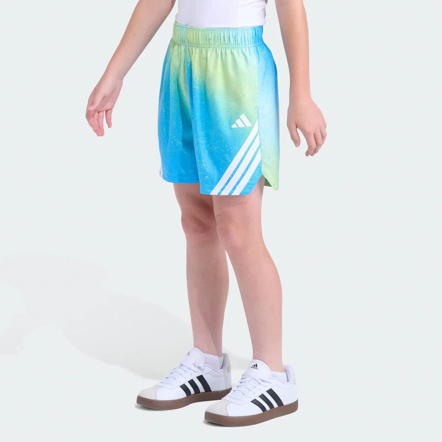 Детские шорты с принтом AOP Woven Crazy Lite Short 26 adidas, Lucid Aquamarine