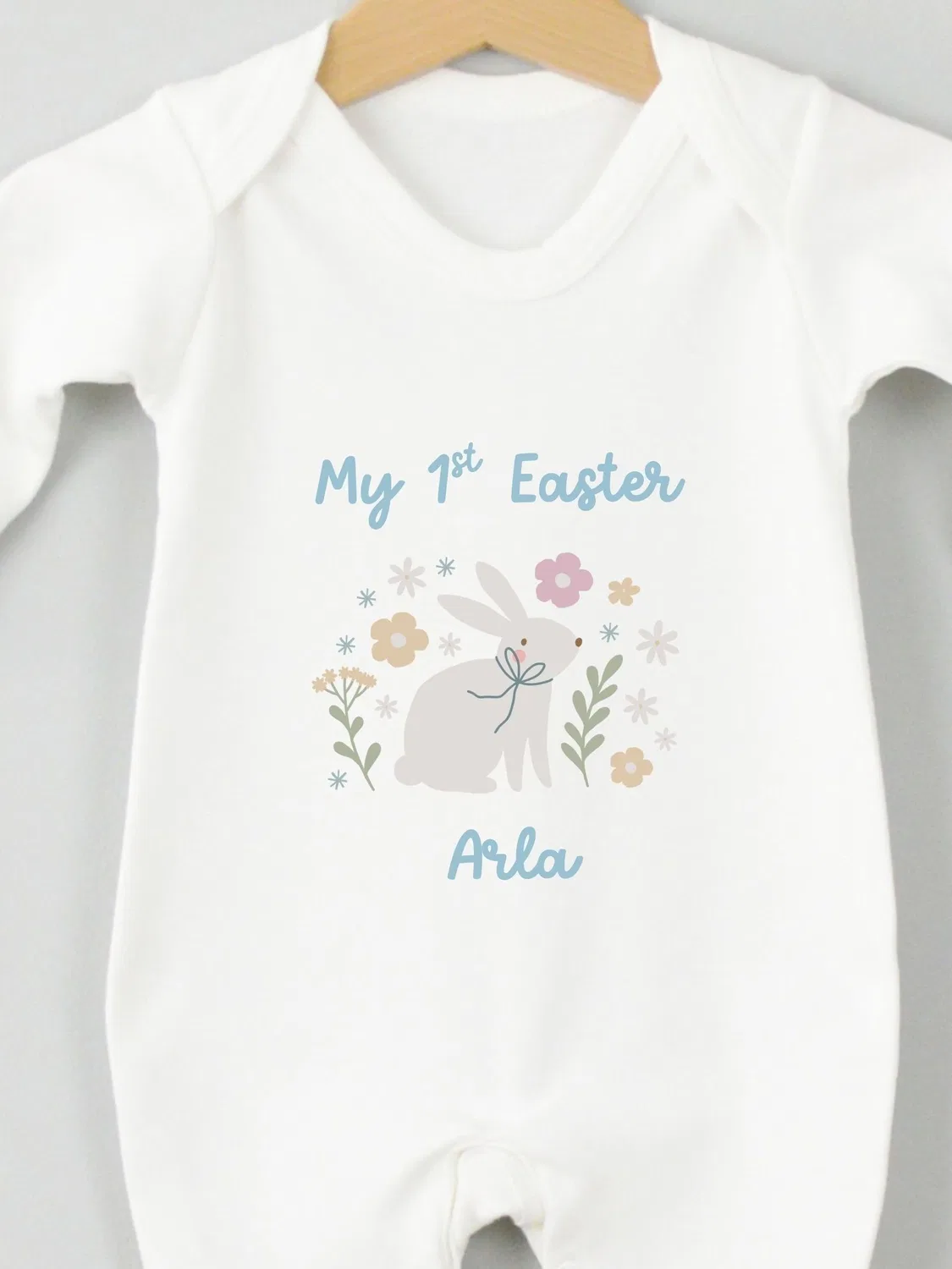 Слип с принтом My 1st Easter Koko Blossom, белый — фото 2