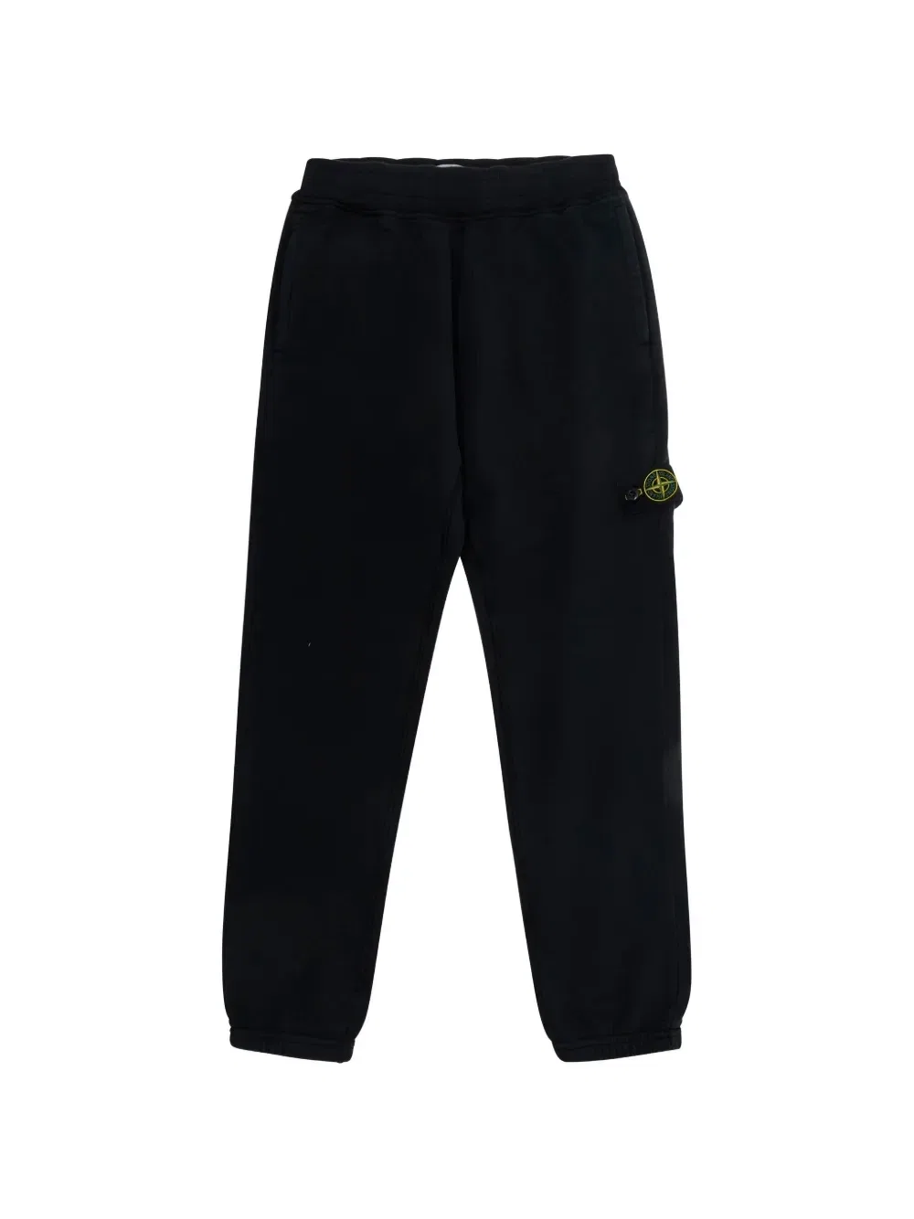 Спортивные брюки с нашивкой-логотипом Stone Island Junior, черный