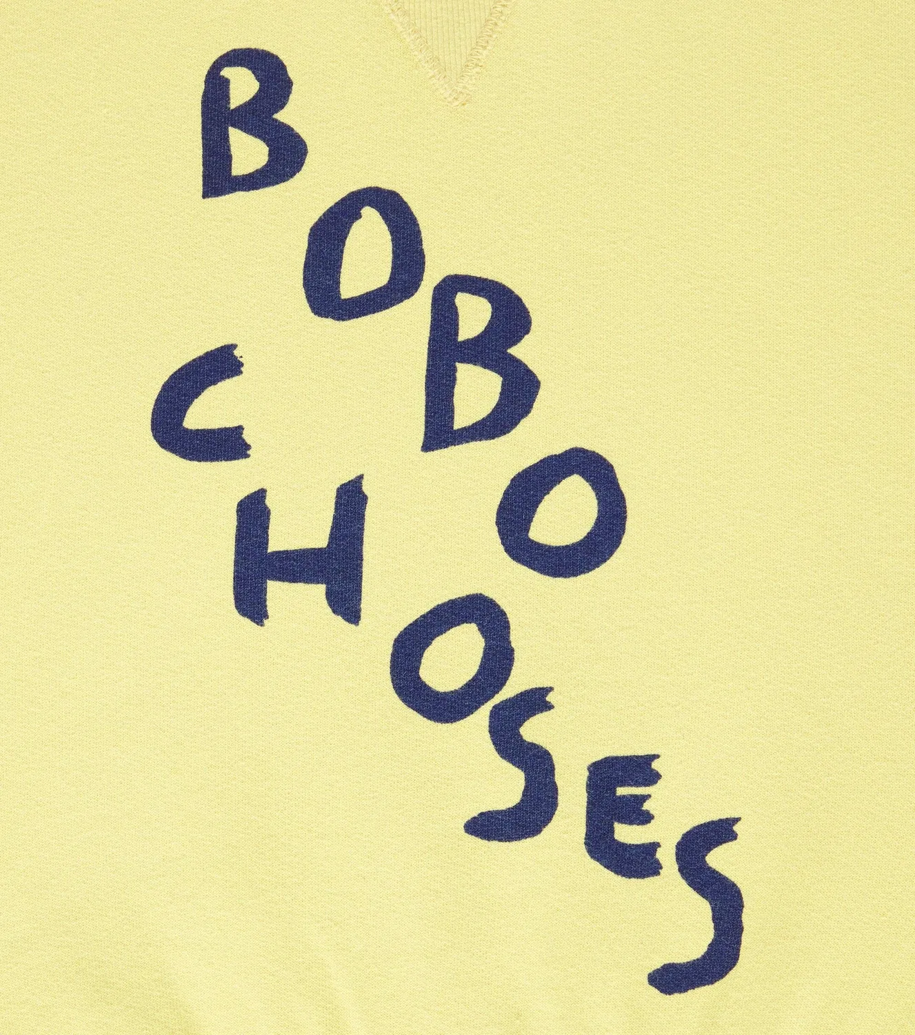 Свитшот хлопковый с логотипом Bobo Choses, желтый — фото 3