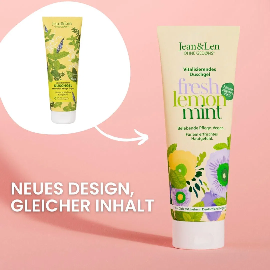 Очищающий гель для душа Lemon Verbena & Mint, Jean & Len, 250 мл — фото 2