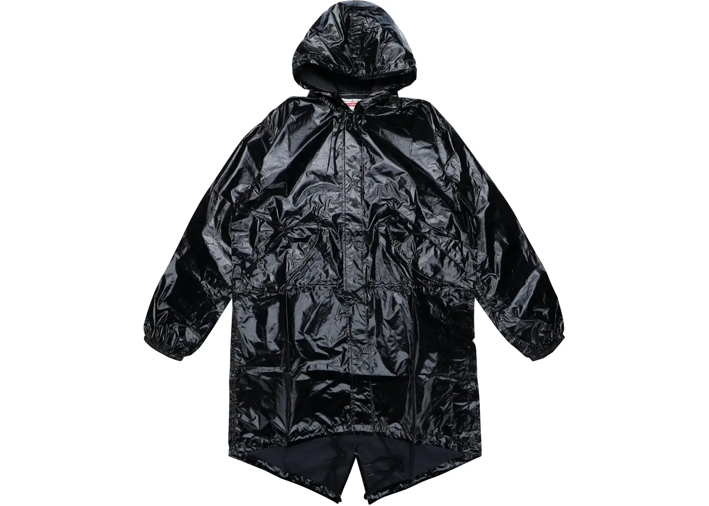 Мужское пальто-рыболов с длинным рукавом Parka Supreme, Black