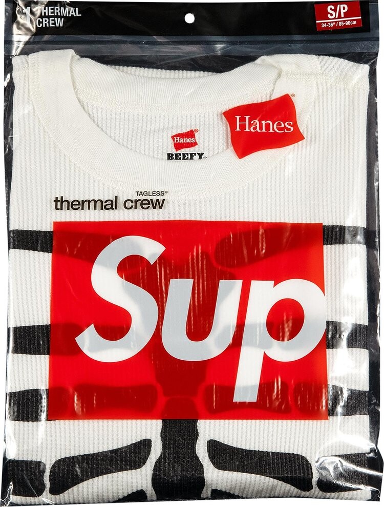 

Толстовка Supreme x Hanes Bones Thermal Crew (1 Pack) 'Natural', кремовый, Бежевый, Толстовка Supreme x Hanes Bones Thermal Crew (1 Pack) 'Natural', кремовый