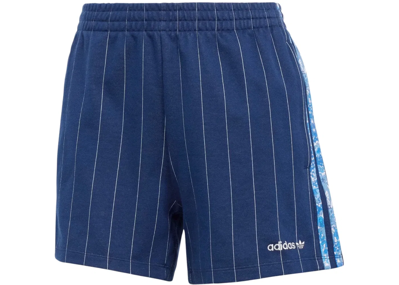 Детские шорты с принтом Shorts Adidas Originals x Liberty London, Night Indigo/Chalk White