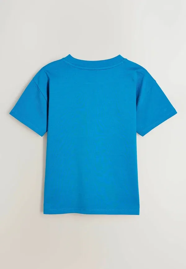 Футболка хлопковая Paul Smith Junior, белый/черный/синий — фото 2