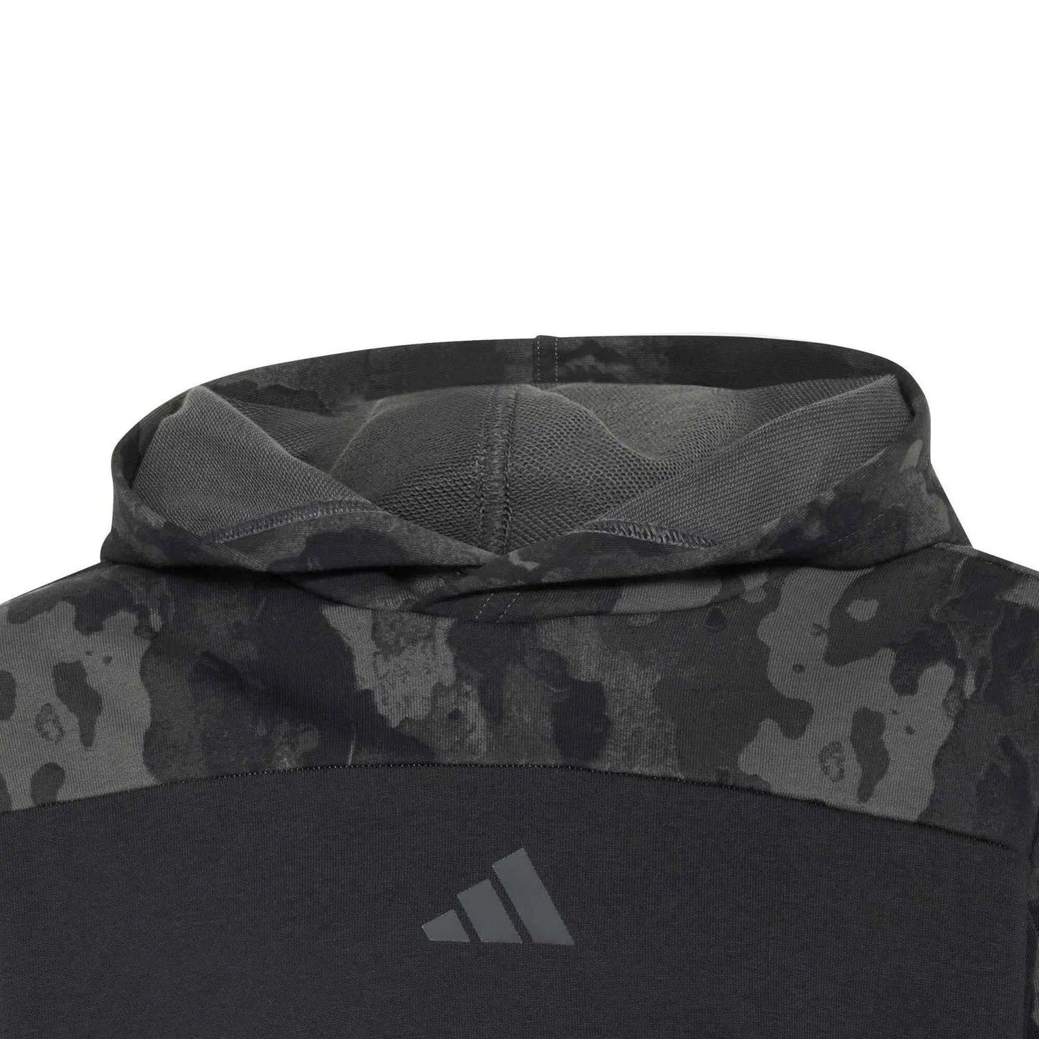 Детское худи с камуфляжным принтом J Camo Hd Hoodie Adidas, Schwarz — фото 4