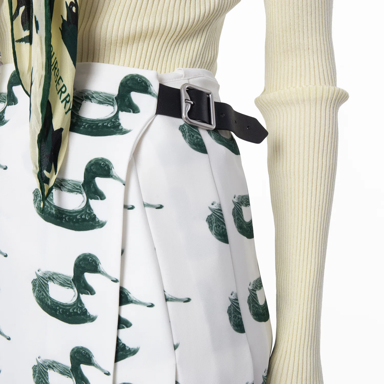 Юбка-килт с утиным принтом Burberry, Vine Ip Pattern — фото 2