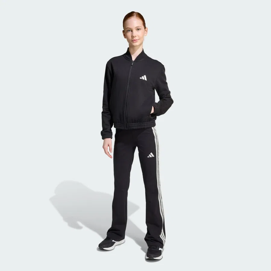 Детский спортивный костюм с принтом Sportswear JL7474 Glam adidas, Черно-серебристый
