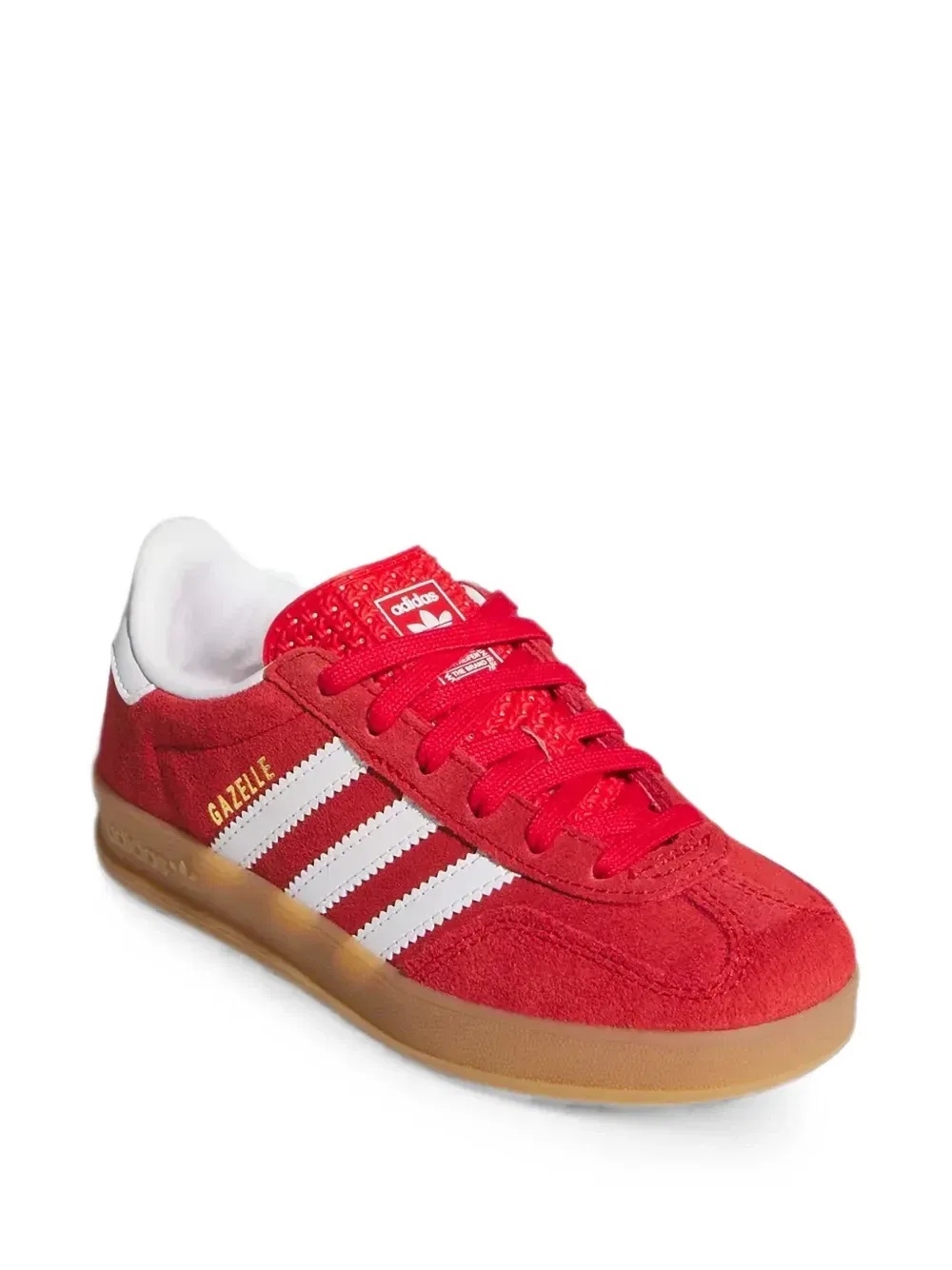 Кроссовки Gazelle Adidas Kids, красный — фото 3
