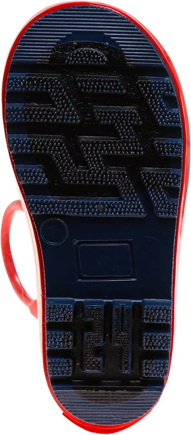 Детские ботинки для мальчиков водонепроницаемые Rugged Bear, Navy/Red — фото 4