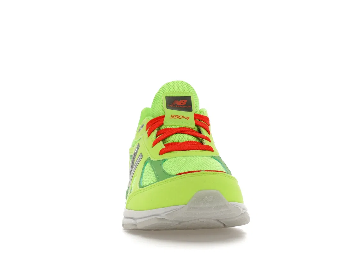 Детские кроссовки Lifestyle New Balance 990v4, Green/Green/Red — фото 2