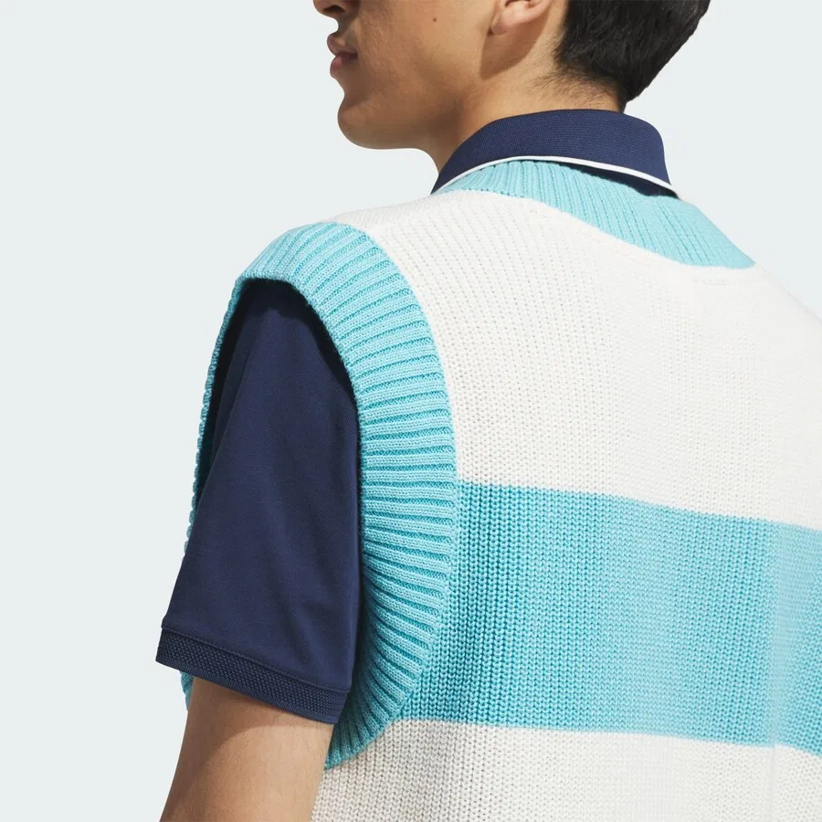 Жилет-свитер ADIDAS PERFORMANCE "Oversized" бирюзового цвета — фото 4