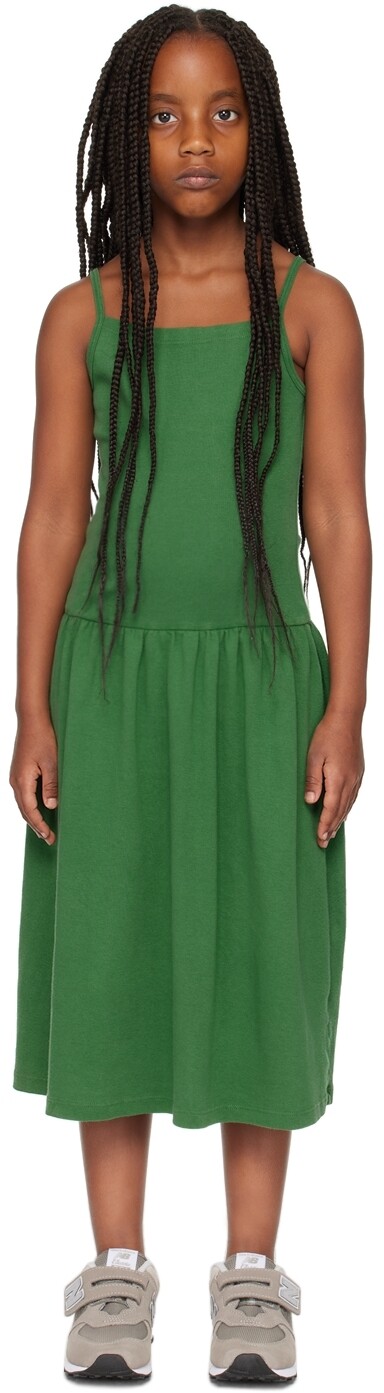 

SSENSE Exclusive Kids Green Lapointe Платье с заниженной талией Gil Rodriguez